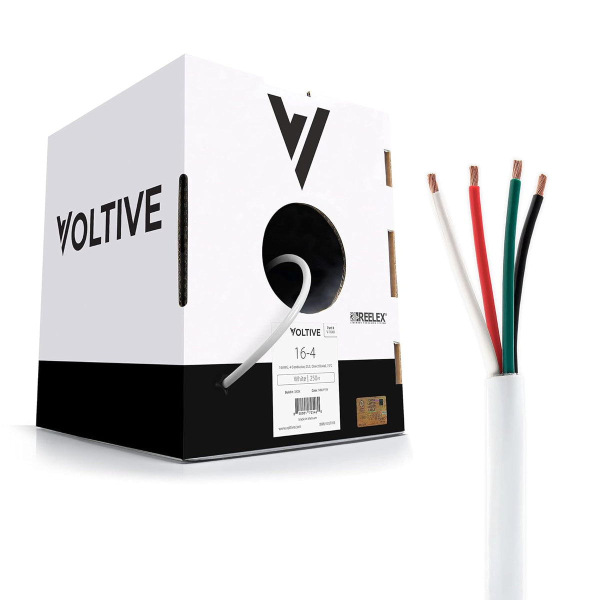 16 AWG 4 Conductor Oxygen-Free Copper Speaker Wire H8080