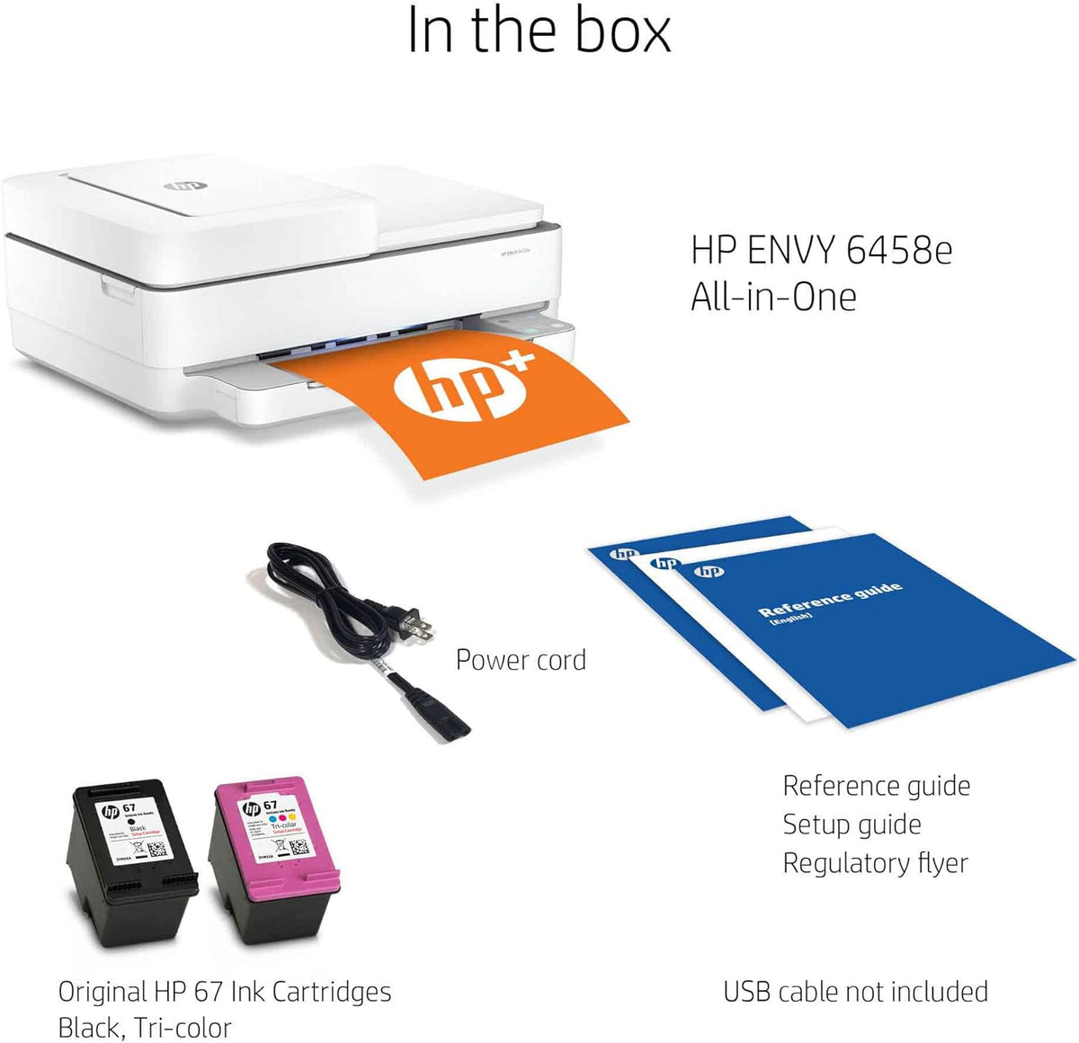 White Wireless Color Inkjet All-in-One Printer T57085