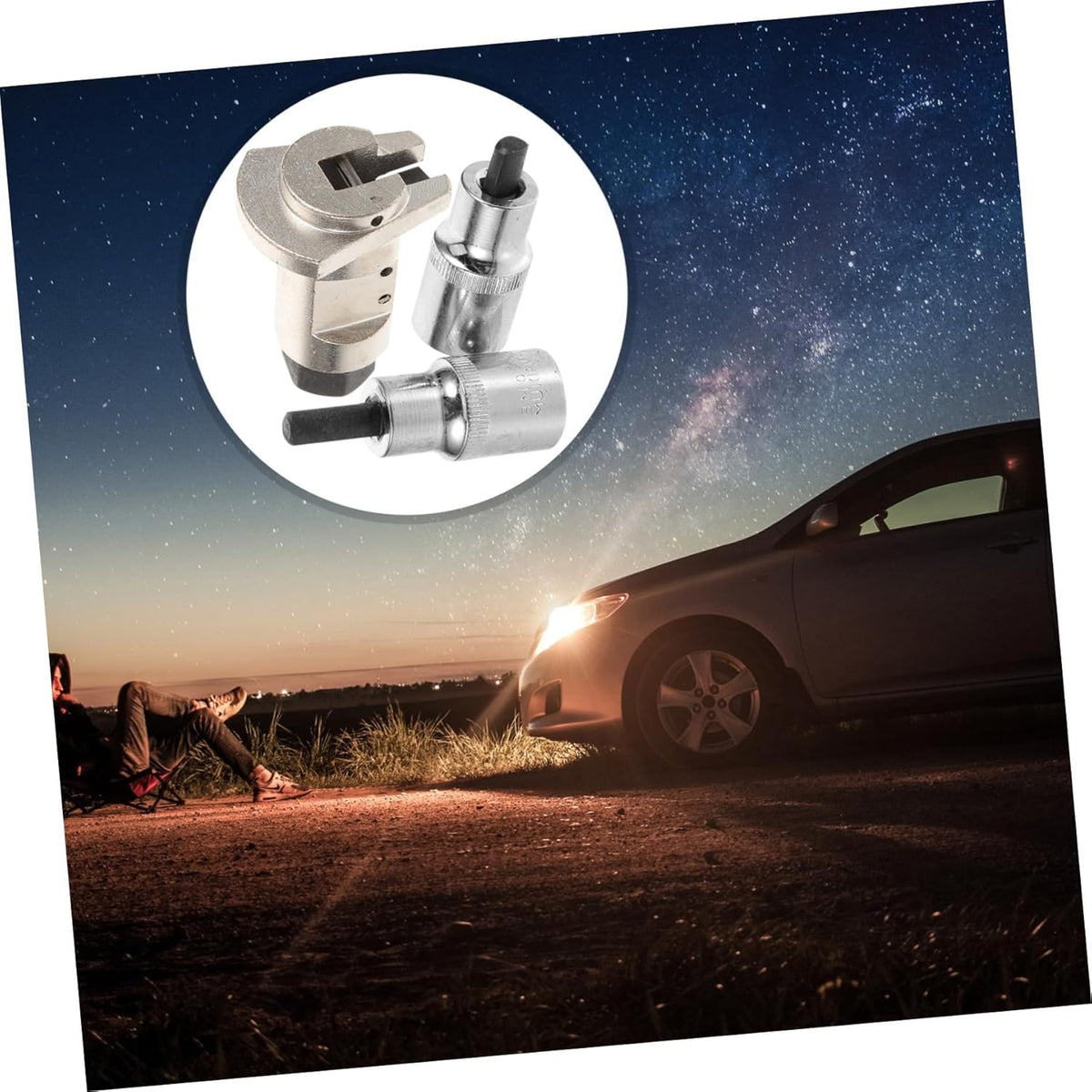 3pcs Car Shock Absorber Removal Socket Strut Knuckle Spreader Ball Head Suspension Separator Automotive Tools H417590