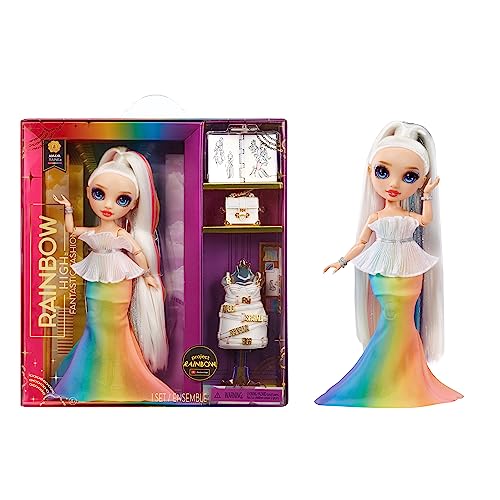 Rainbow 11” Fashion Doll and Playset with 2 Complete Doll Outfits and Fashion Play Accessories T85417