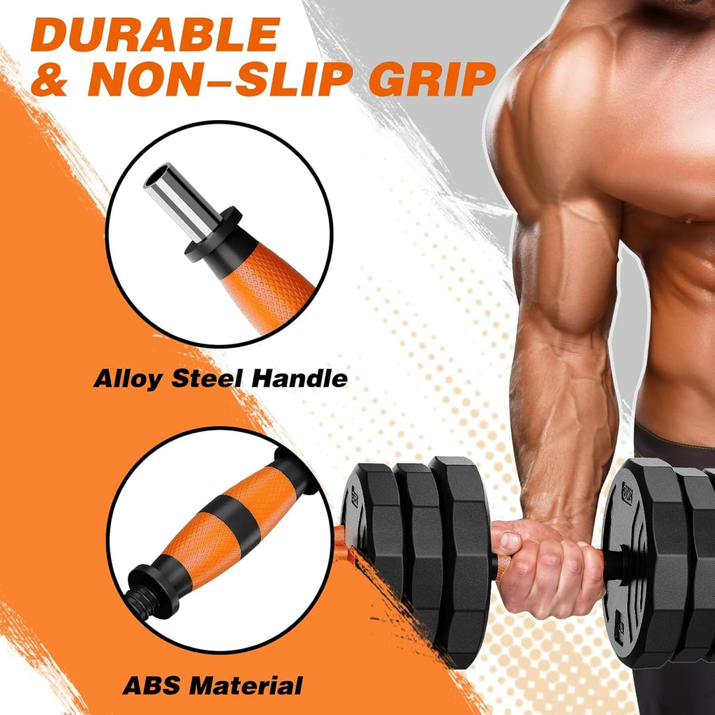44LB 4 in 1 Adjustable Weight Dumbbell Set K4717