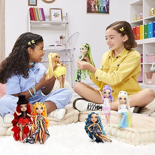 Rainbow 11” Fashion Doll and Playset with 2 Complete Doll Outfits and Fashion Play Accessories T85417