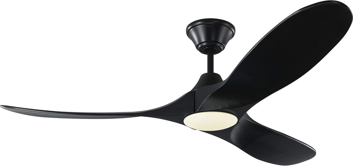 Brushed Steel Ceiling Fan with LED Light and Remote Control U63518