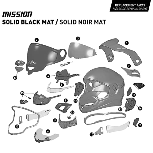 Carbon Solid Full Face Helmet C496