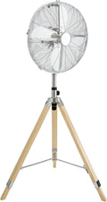 16 Inch Retro Tripod Fan, 3 Speeds, Adjustable Height G79018