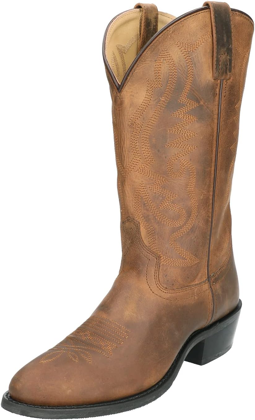 Men's Leather Western Boot P8033