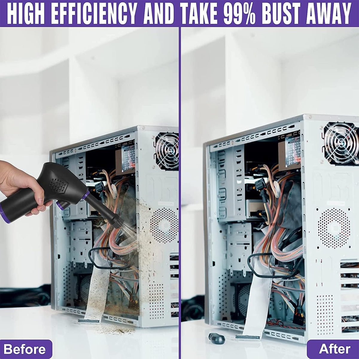 15000mAh Electric Air Duster with LED Light U5996