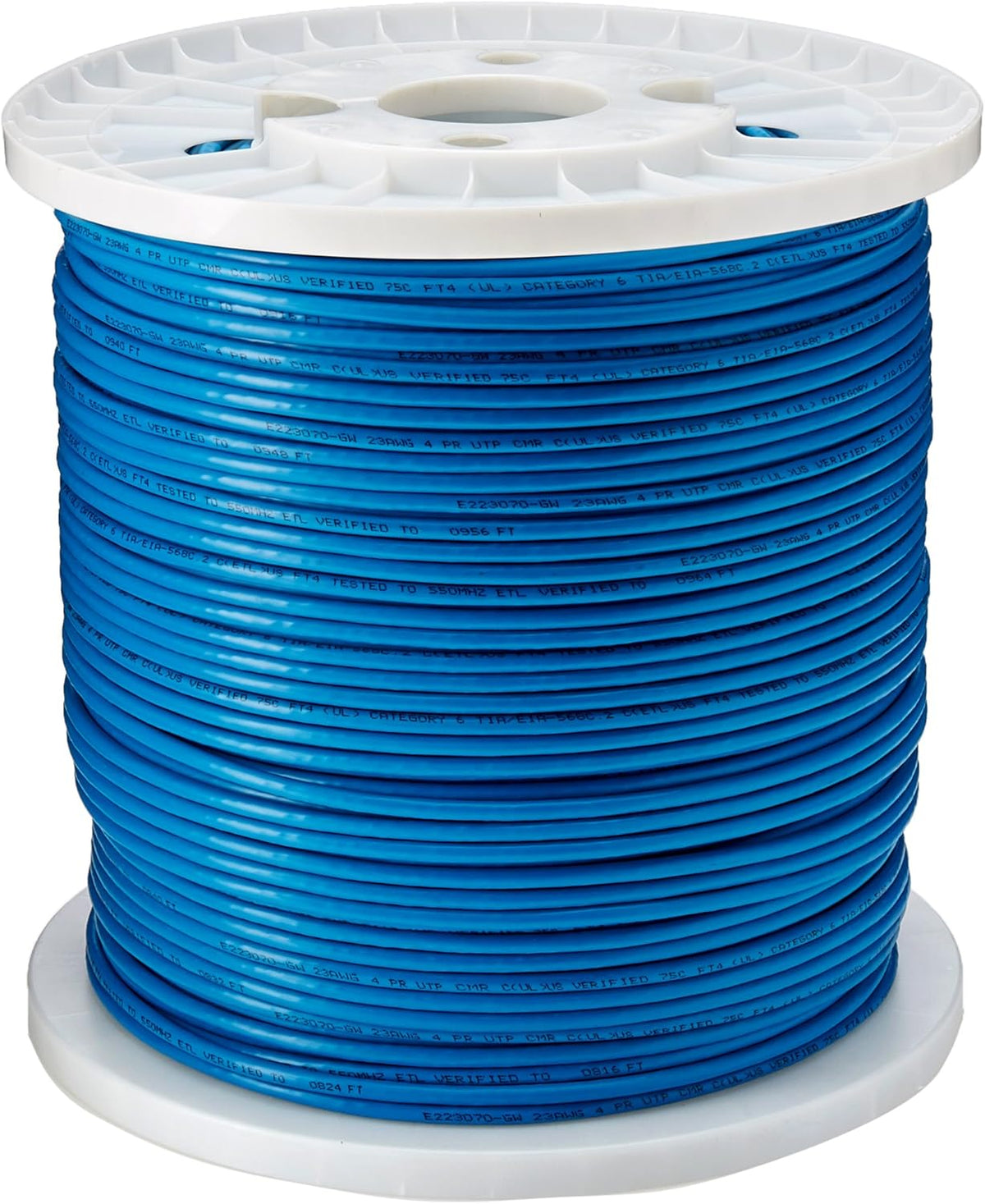 Cat6 Solid-Core Cable Black 1000' J136160