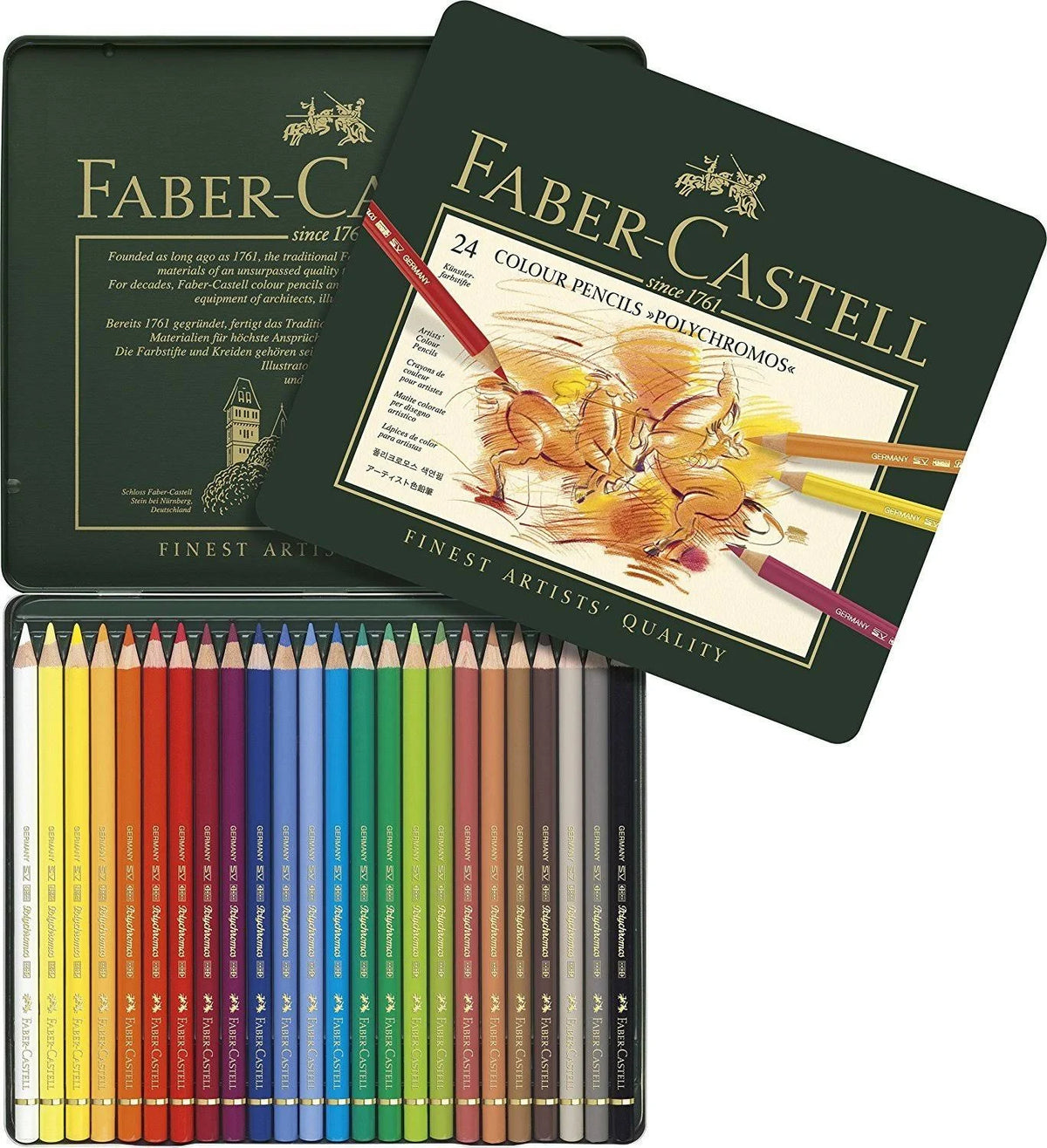 Tin of 60 Colour Pencils J7316