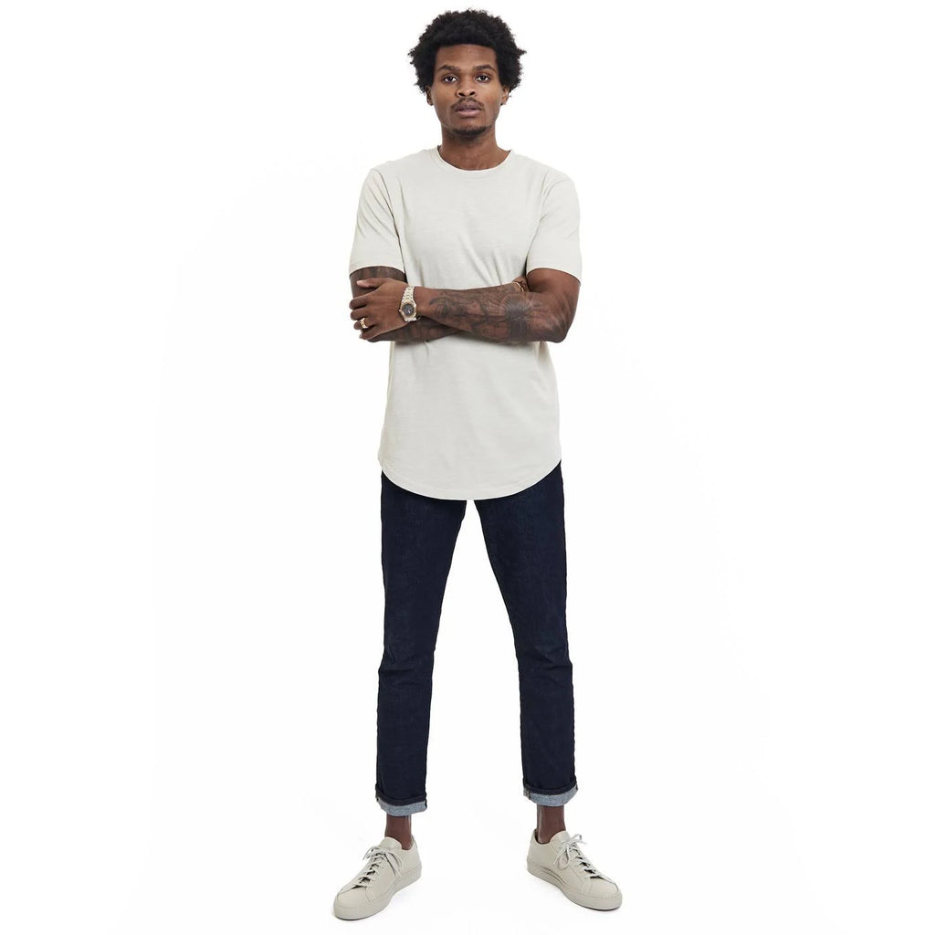 Slub Scallop Crew XL / Black H1150