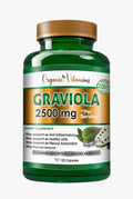 Graviola Soursop 2500 mg Dietary Supplement Leaf & Fruit Extract 120 Capsules T589
