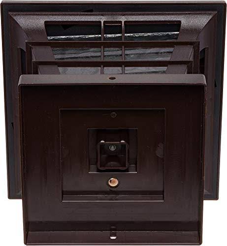 Solar Powered Post Cap Light with Base Adapter Brown 4 Pack E91250
