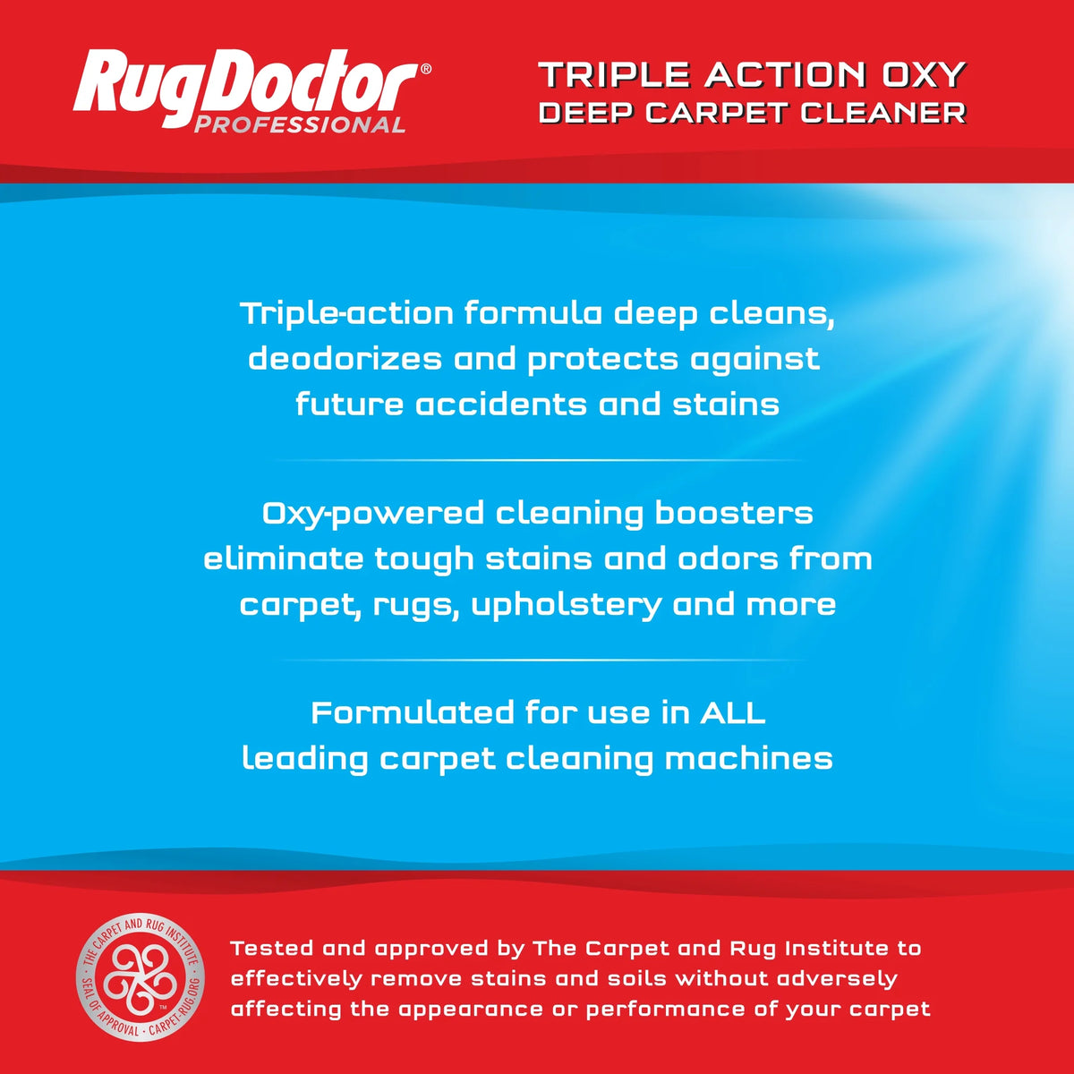 Triple Action Oxy Deep Carpet Cleaner, 96 oz. R343465