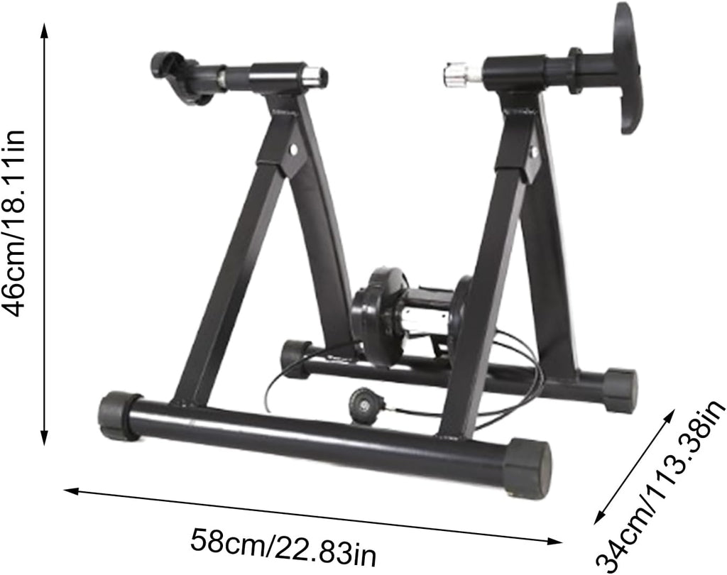 Black Magnetic Folding Bike Trainer Stand A7448