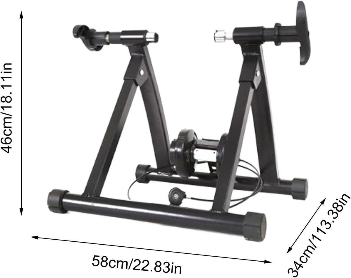 Black Magnetic Folding Bike Trainer Stand A7448