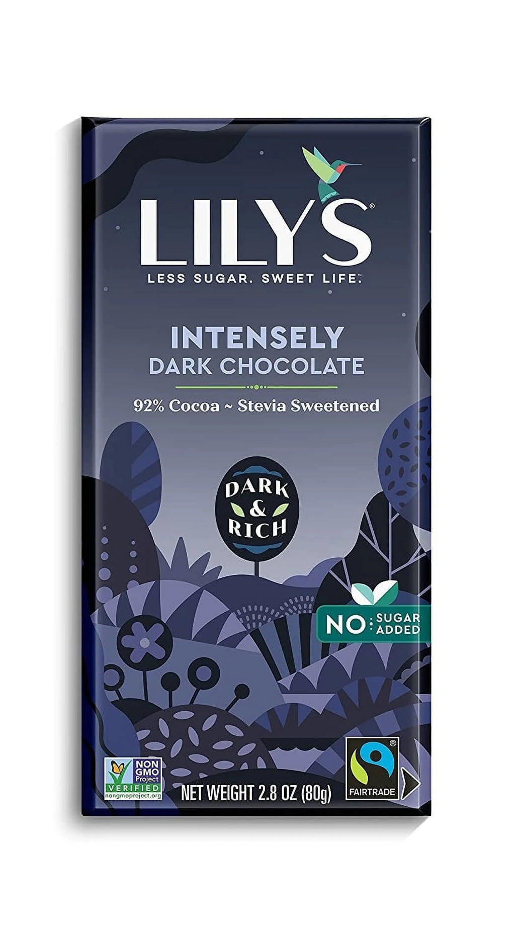 Dark Chocolate Bar 92% Cocoa 2.8 oz Pack of 3 A87802