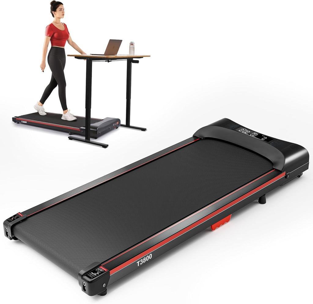 Walking Pad Under Desk Treadmill 2.5HP Folding Treadmill with Remote LCD Display I6963