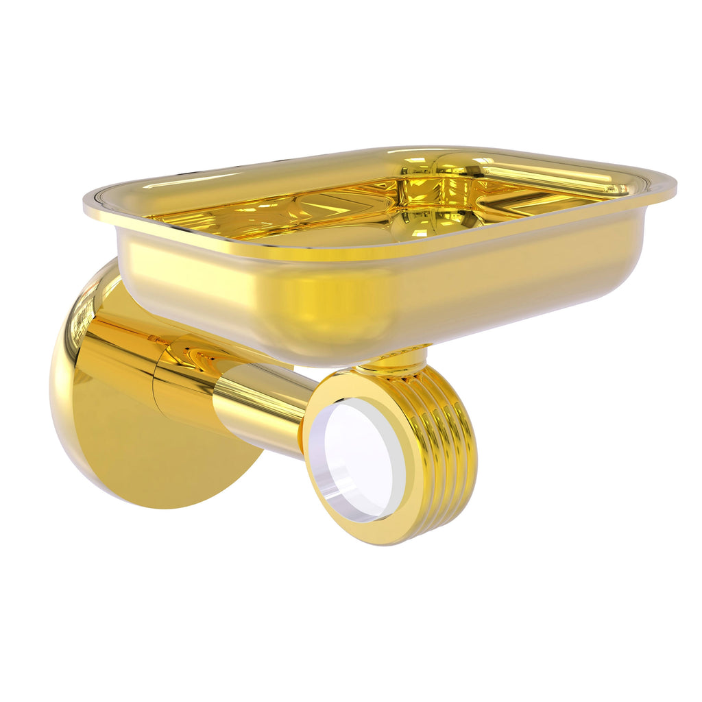 Wall Mounted Soap Dish Holder Polished Brass X5132