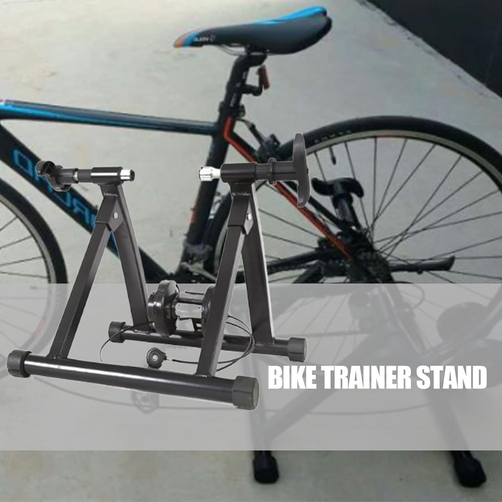 Black Magnetic Folding Bike Trainer Stand A7448