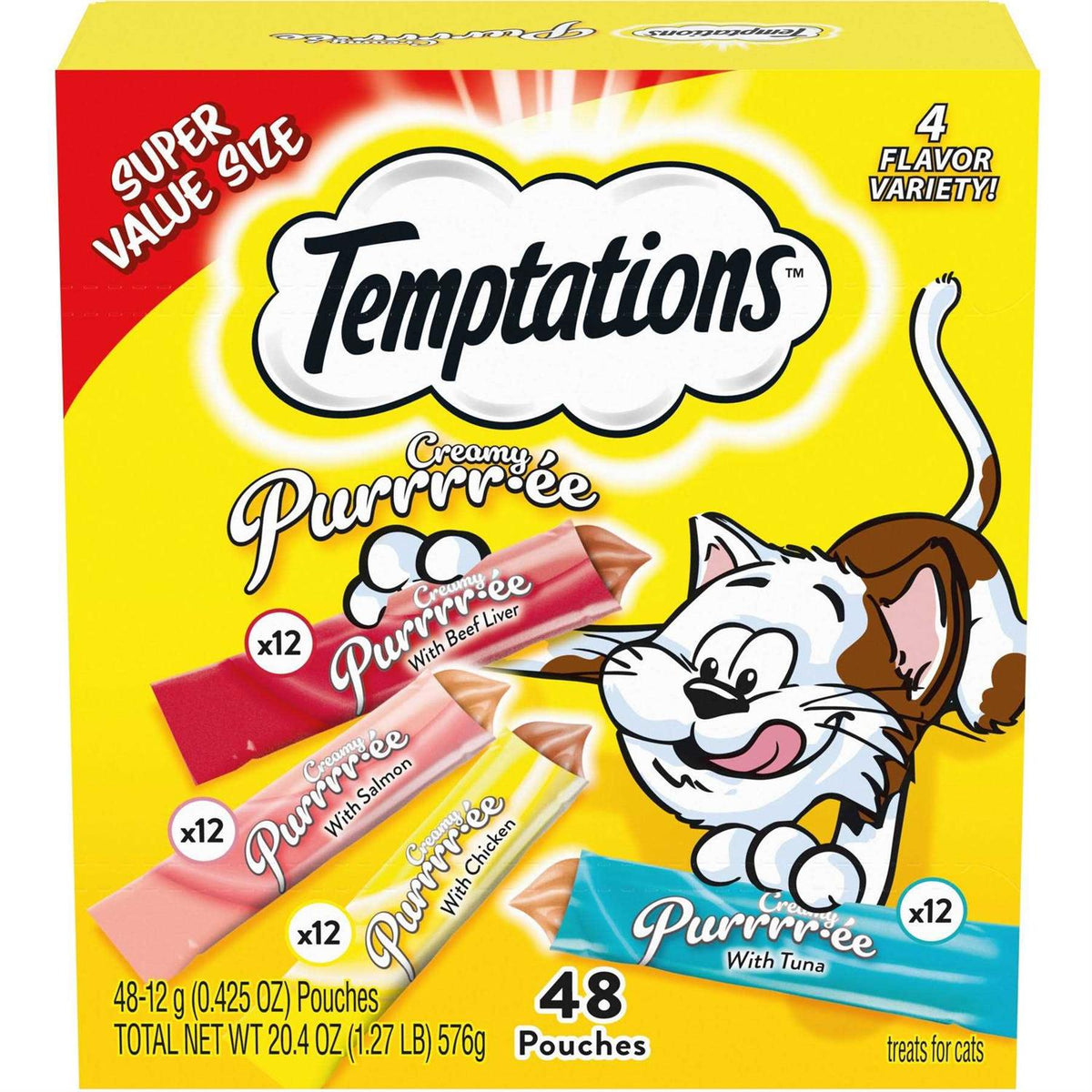 Creamy Puree Lickable Cat Treats S65551