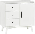 White Media Storage Cabinet L342160
