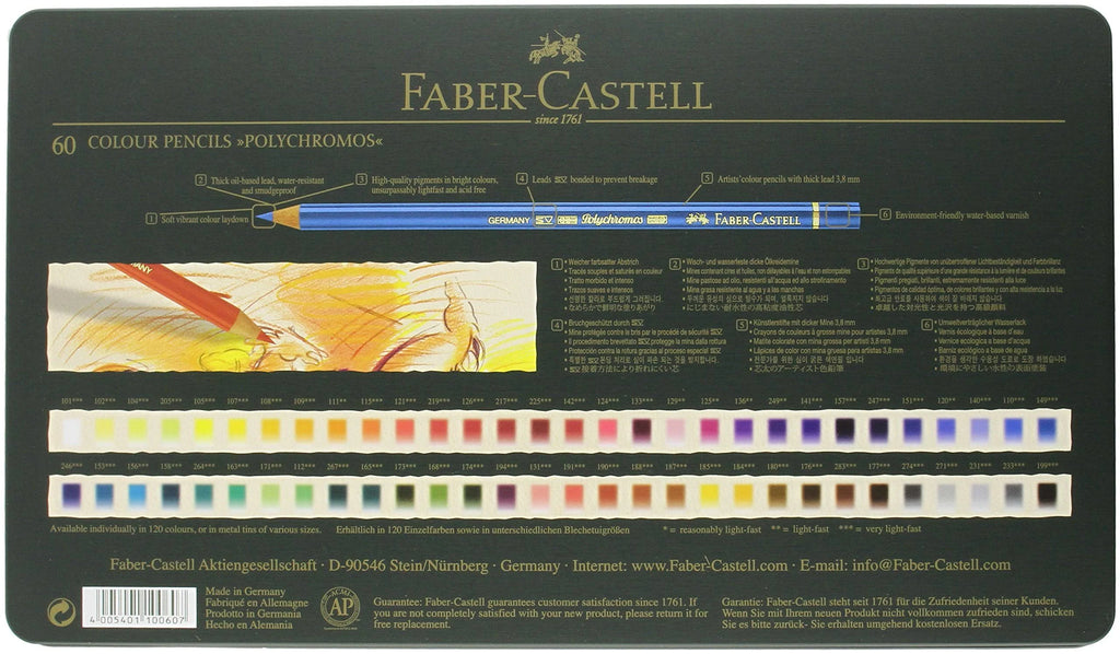 Tin of 60 Colour Pencils J7316