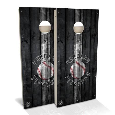 W Baseball Cornhole Board Set Z571347