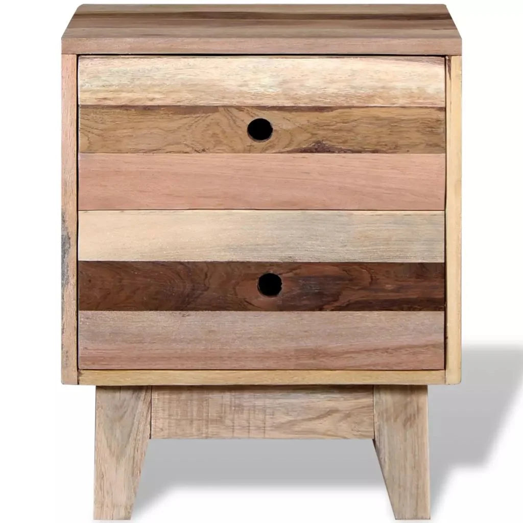 Solid Reclaimed Wood Bedside Cabinet H5017