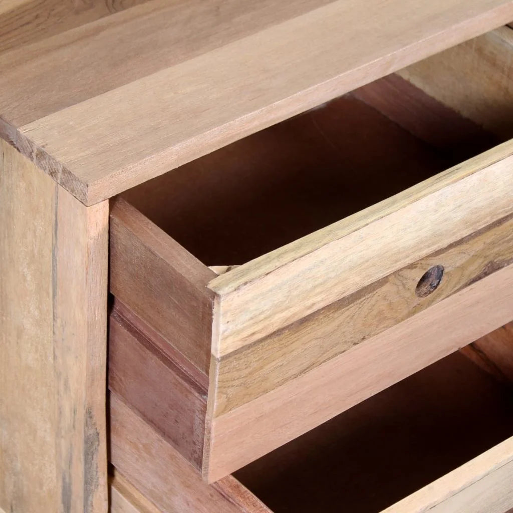 Solid Reclaimed Wood Bedside Cabinet H5017