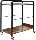 2-Tier CPU Rolling Stand with 4 Caster Wheels S67901