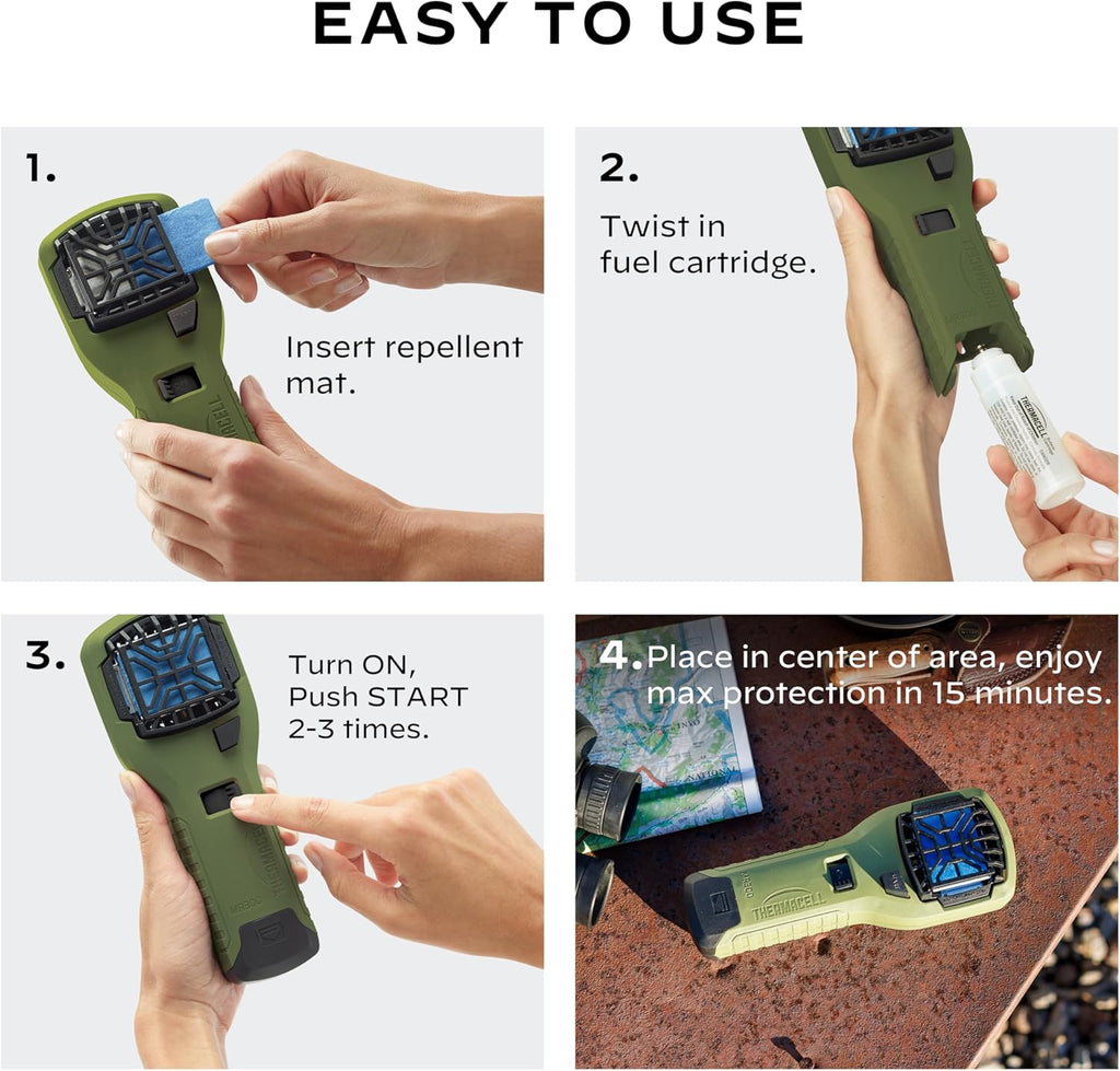 Mosquito Repellent Refills, Earth Scent, 15 Foot Zone H3677