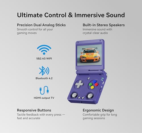 Indigo 3.4'' IPS Screen 64G TF Card Portable Handheld Gaming Console S175658
