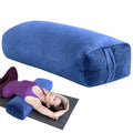Rectangular Yoga Bolster Pillow with Carry Handle, 27"X10"X6" J7928