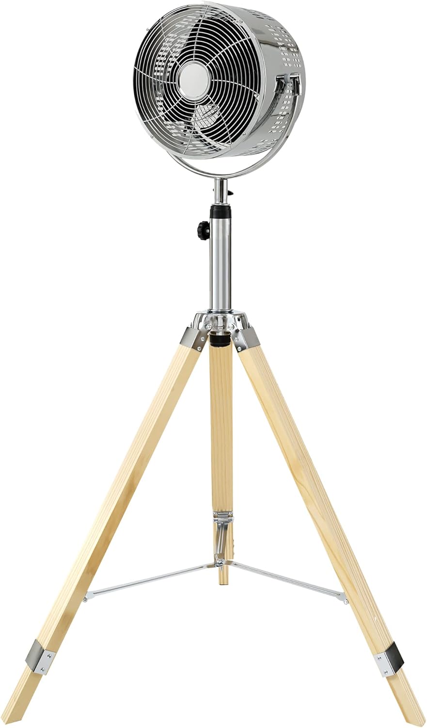 16 Inch Retro Tripod Fan, 3 Speeds, Adjustable Height G79018