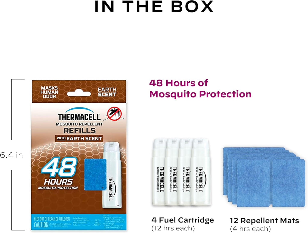 Mosquito Repellent Refills, Earth Scent, 15 Foot Zone H3677