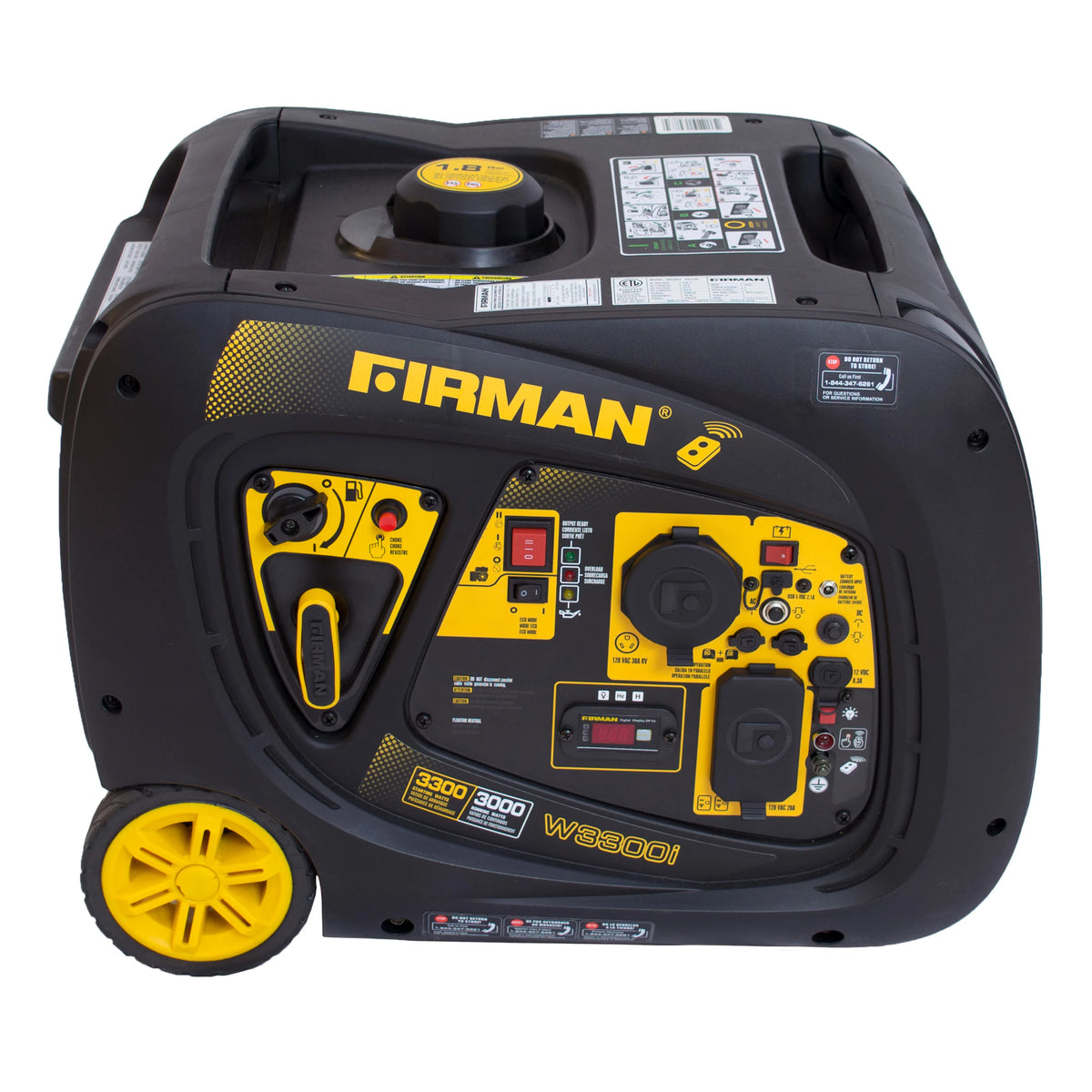 3300/3000 Watt Gas Inverter Generator with USB J3256
