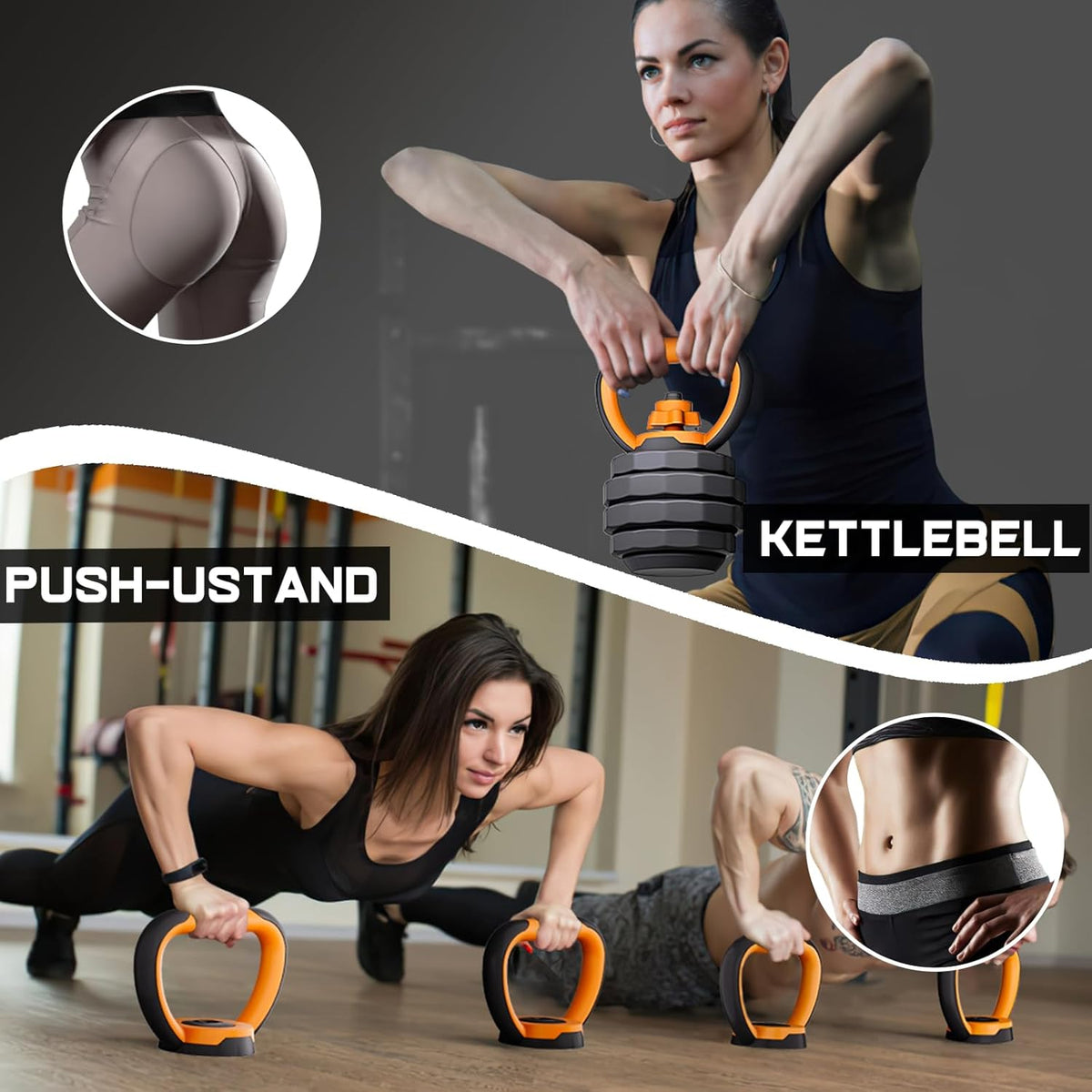 44LB 4 in 1 Adjustable Weight Dumbbell Set K4717