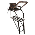 20' Tall Single Steel Ladder Tree Stand with Padded Shooting Rail T75765