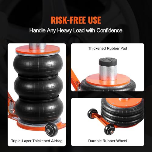 5 Ton Triple Bag Air Jack with Thick Rubber Pad S89451
