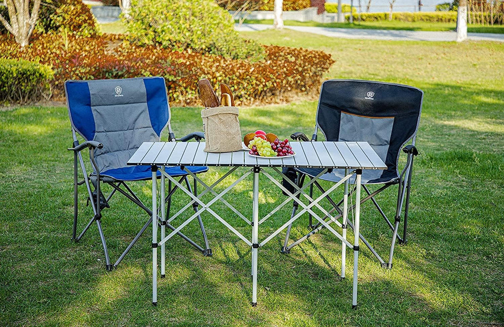 Lightweight Portable Aluminum Camping Table with Carry Bag I567