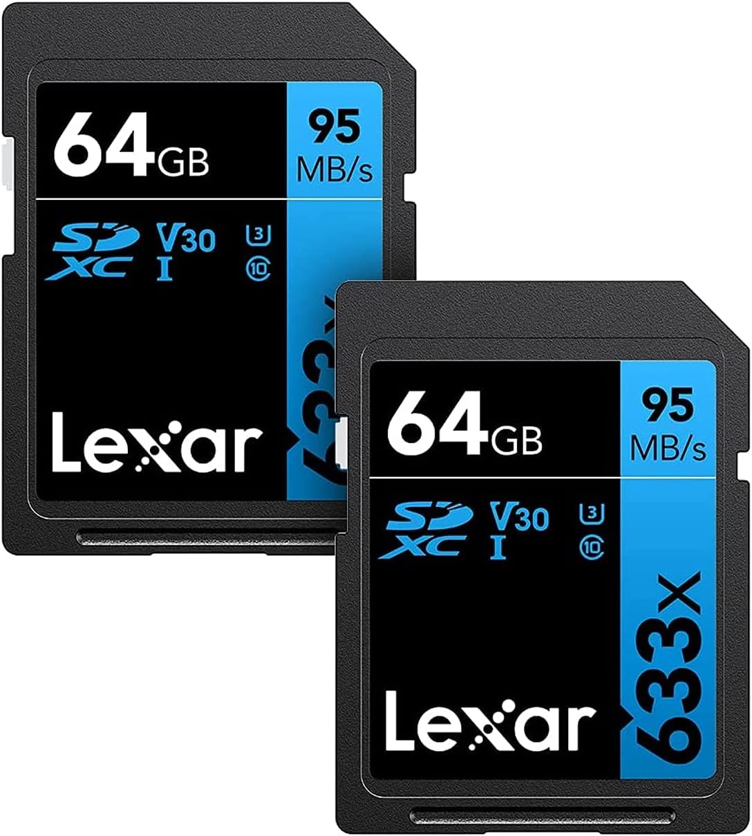 64GB Class 10 SDXC Memory Card 3-Pack E78751