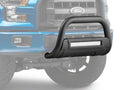Textured Black Bull Bar with Skid Plate and 20-inch LED Light Bar S4487