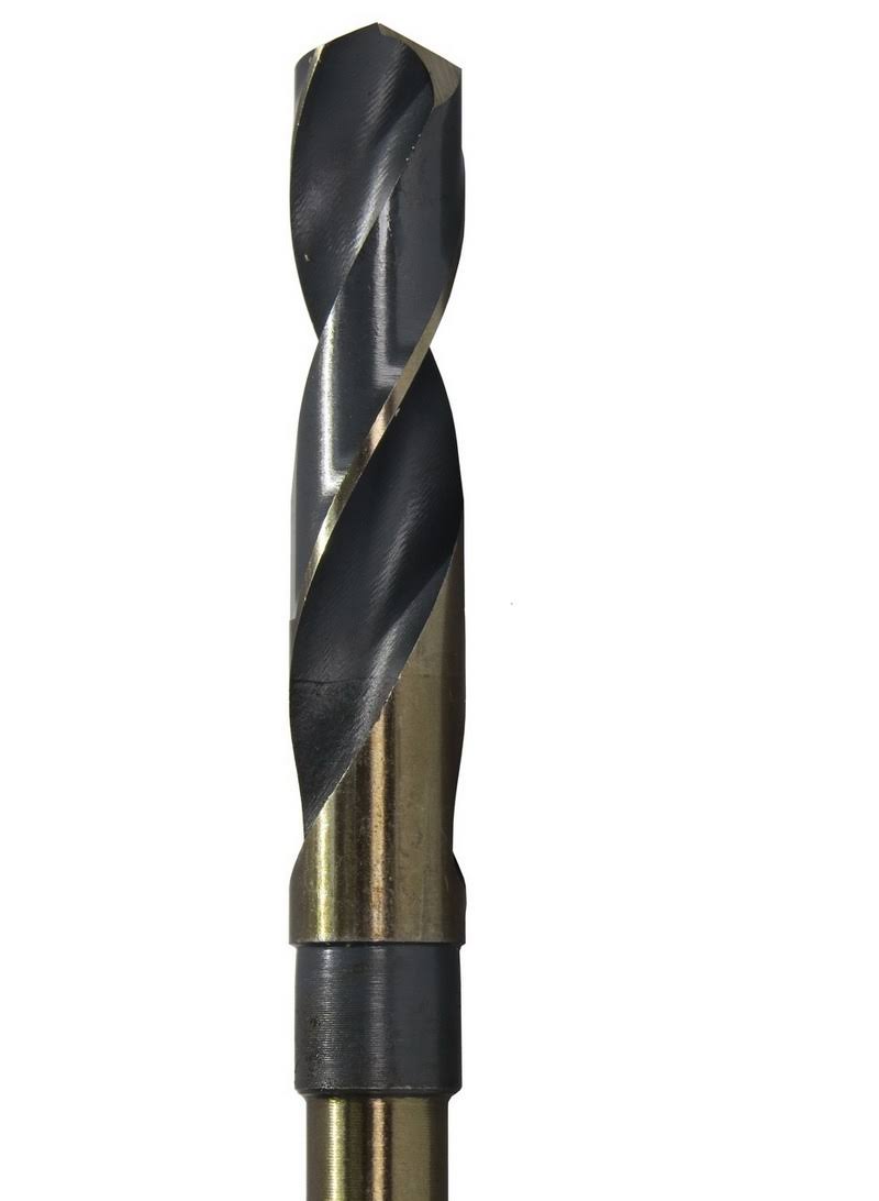 9/16 inch-1 inch 5 Piece HSS Black & Gold Reduced Shank Drill Bit Set Y644569