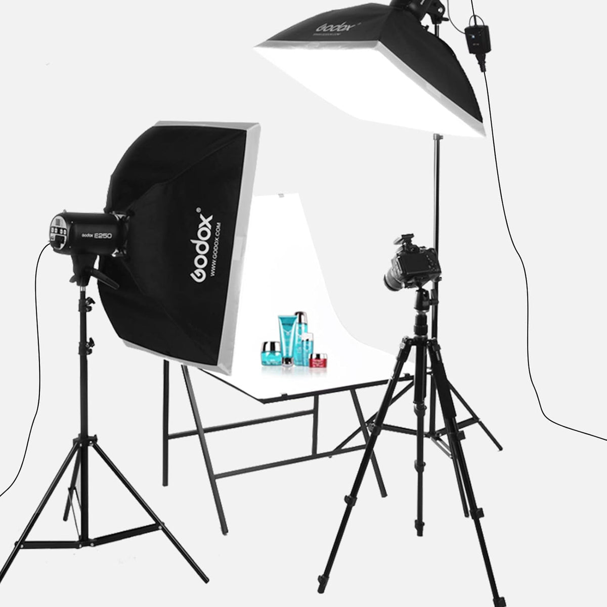 60x60cm Square Softbox Reflector with Bowens Mount and Carry Bag X593