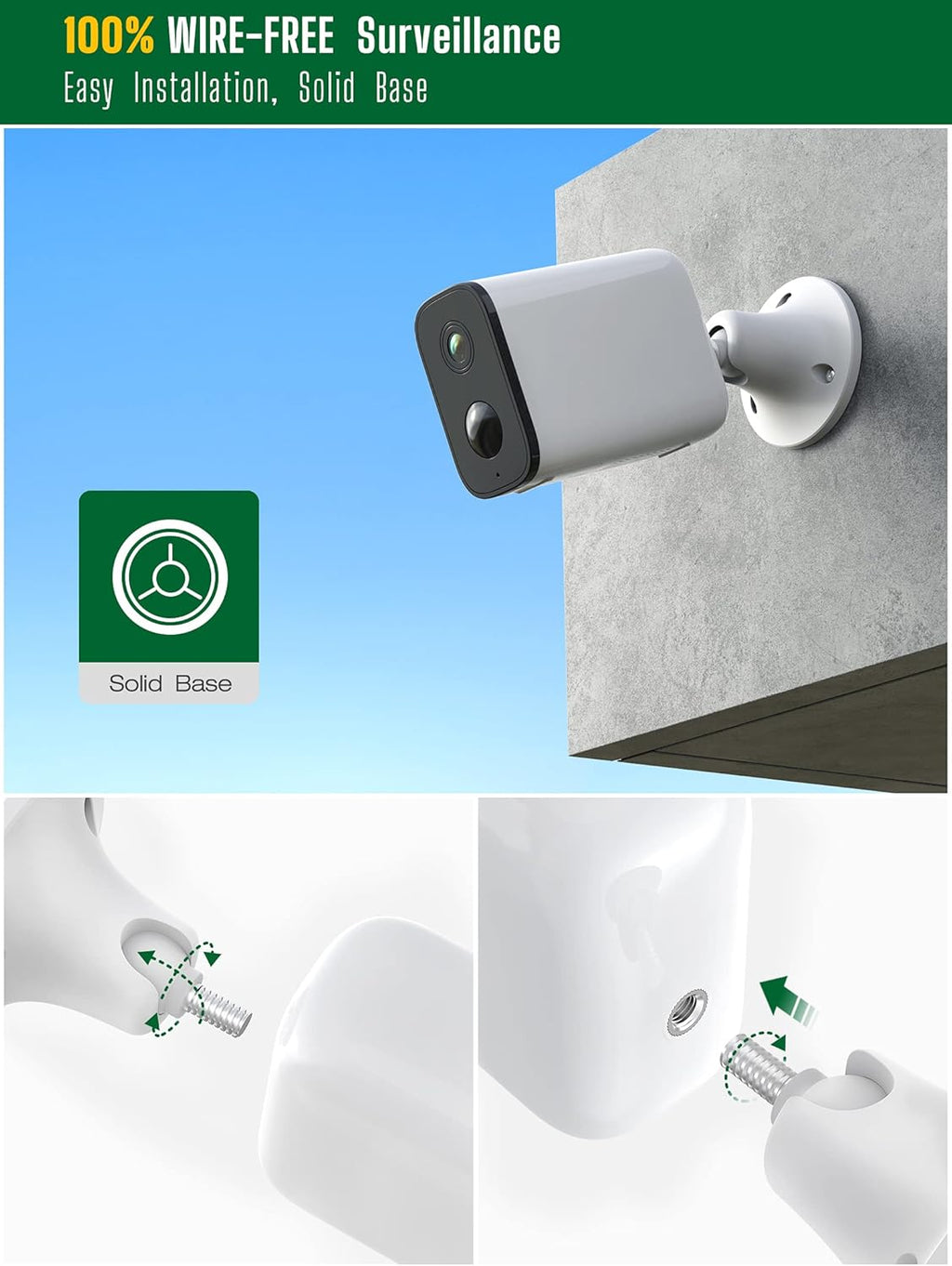 White Security Camera J239
