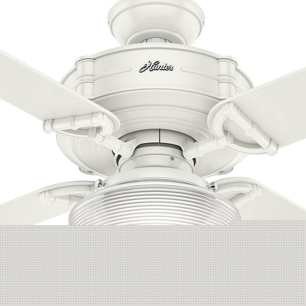 Fresh White Ceiling Fan with Light B6883