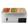 6.9Qt Stainless Steel Food Warmer Steam Table S6088
