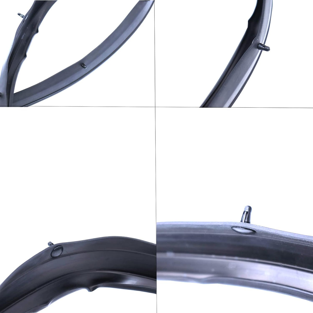 Set of 4 Front & Rear Door Window Trim Seal Rubber Weatherstrip Kit K620791