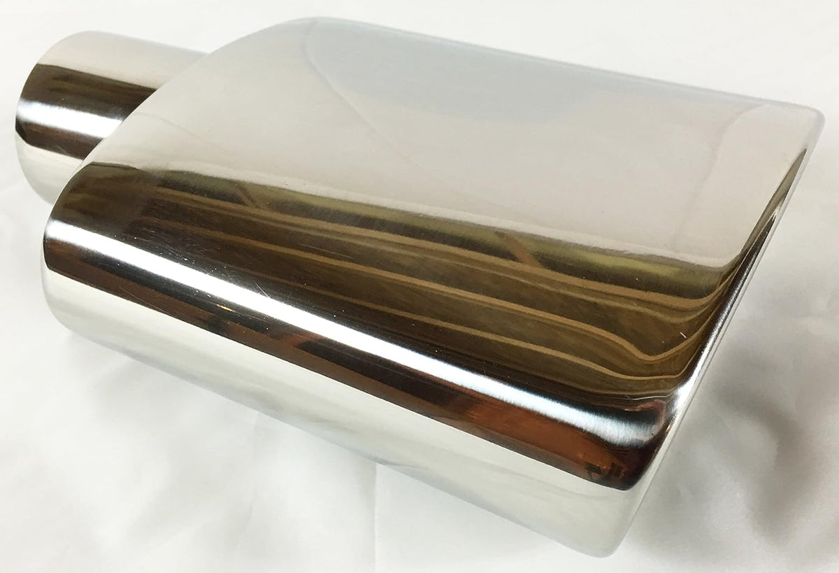 Polished Stainless Steel Exhaust Tip Pack of 2 X203982