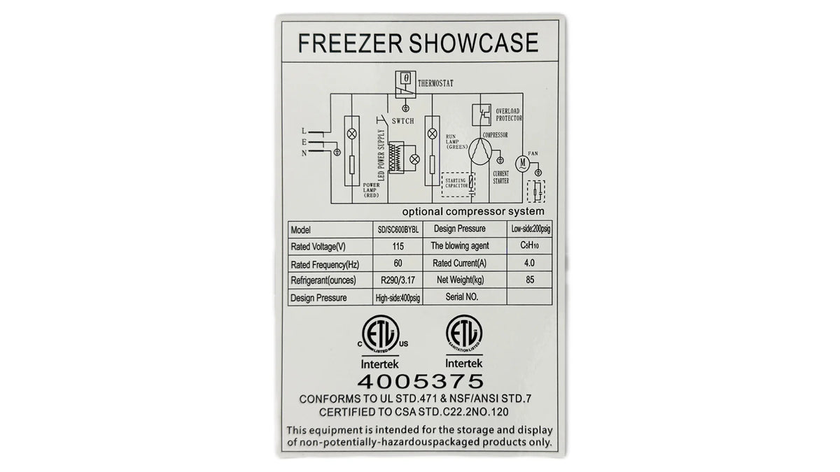 Commercial Ice Cream Gelato Freezer 14 Cu.Ft. N4493